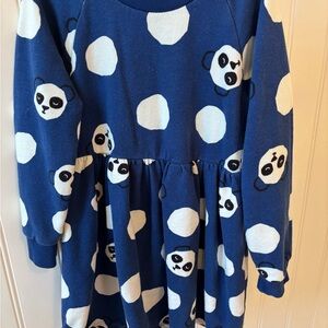 Hanna Andersson Blue and White Dress